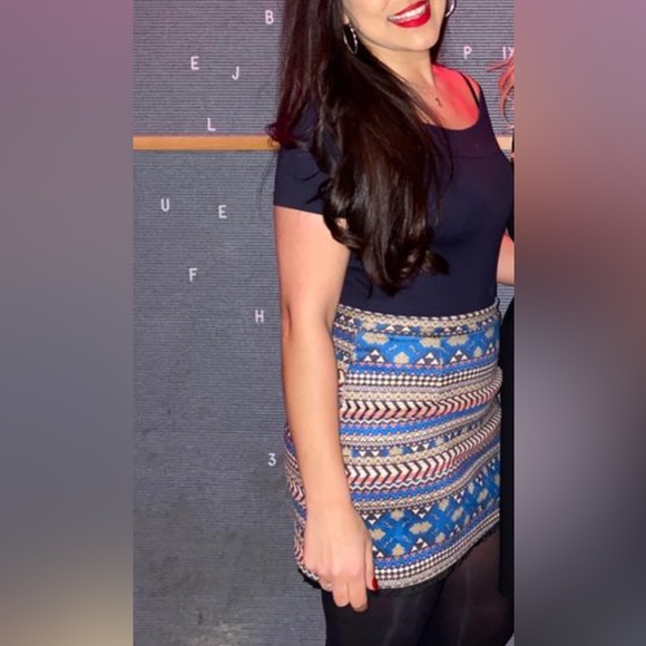 Very cute velvet mini skirt - M - Picture 1 of 4